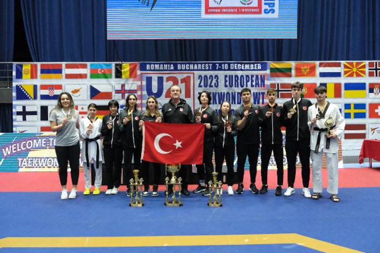 Türkiye, Avrupa Ümitler Tekvando Şampiyonası'nı zirvede tamamladı