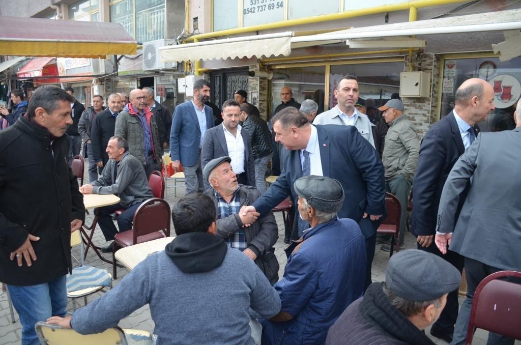 MHP’den Beylikova Belediye Başkanı Özkan Alp’e ziyaret