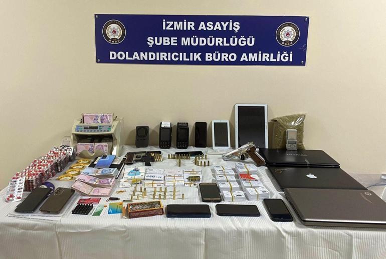 İzmir merkezli 5 ilde 10 milyon liralık dolandırıcılık yapan şüphelilere operasyon: 65 gözaltı