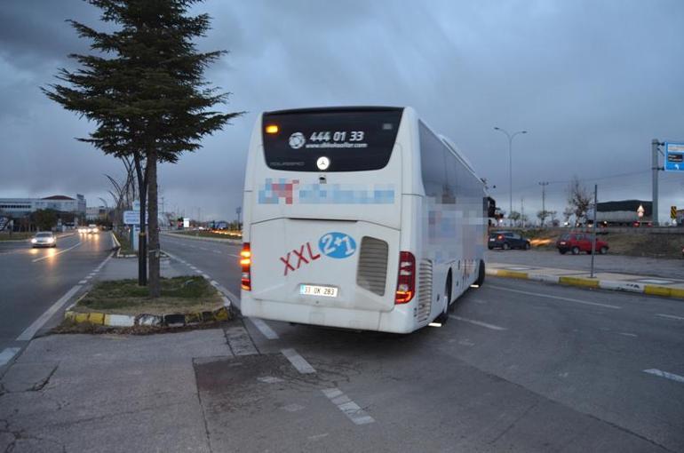 Kural ihlali yapan otobüs şoförüne sivil polisten ceza