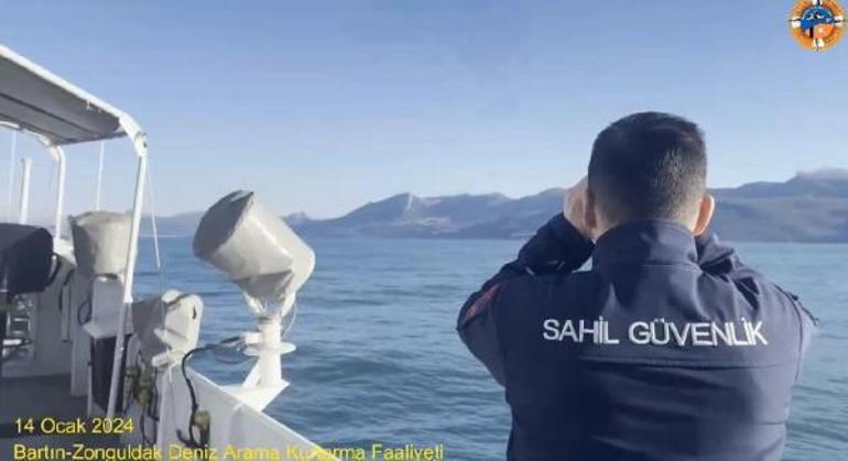 Denizde kaybolan Türk mürettebatı arama çalışmaları 4'üncü günde