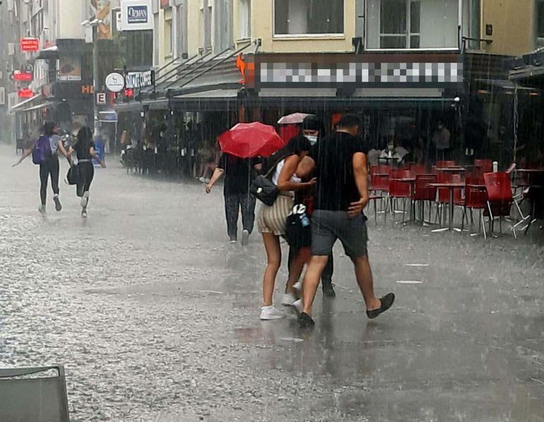 İzmir için fırtına ve kuvvetli sağanak uyarısı