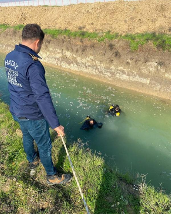 Reyhanlı'da sulama kanalında erkek cesedi bulundu