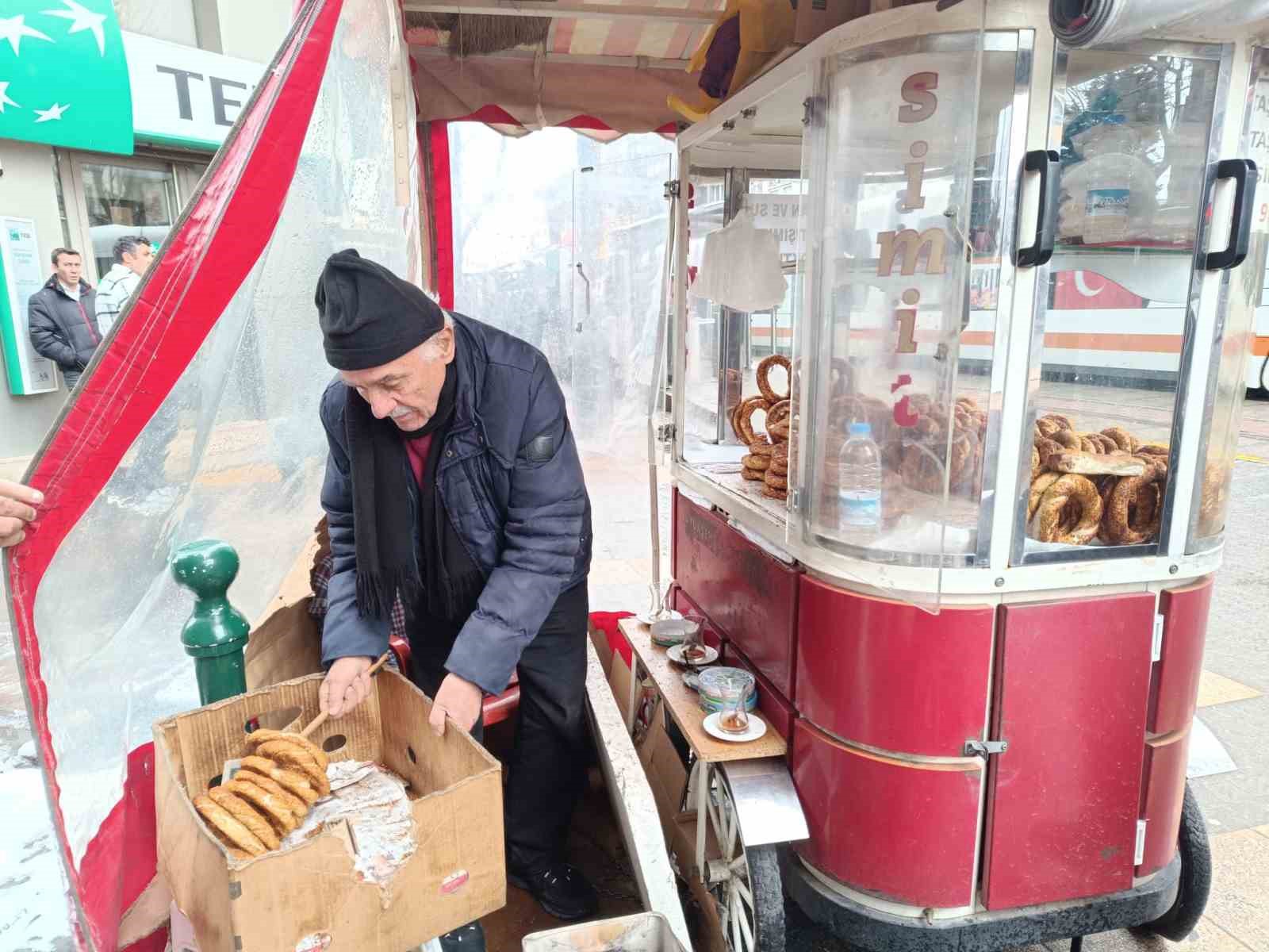 Simitçi esnaf ısınma problemlerinin çözülmesini istiyor