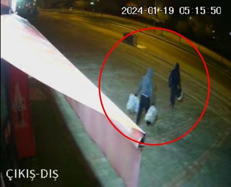 Mardin'de marketten hırsızlık kamerada