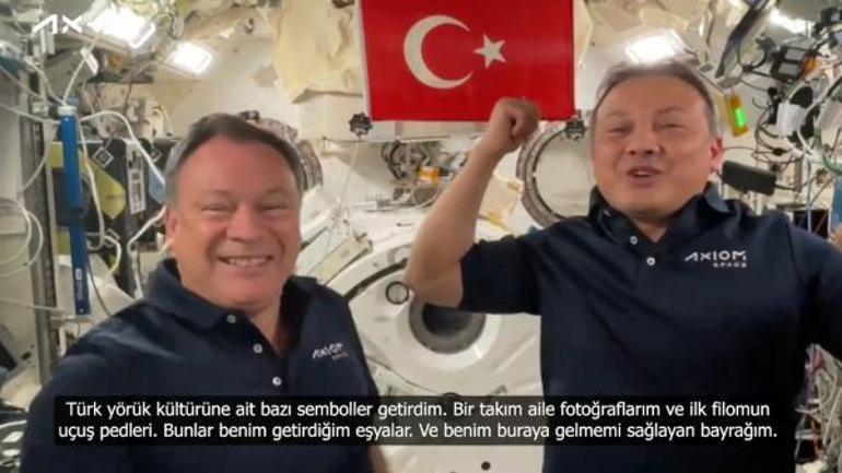 Astronot Gezeravcı, uzaya çaltı ağacından yapılma nazarlık götürdü