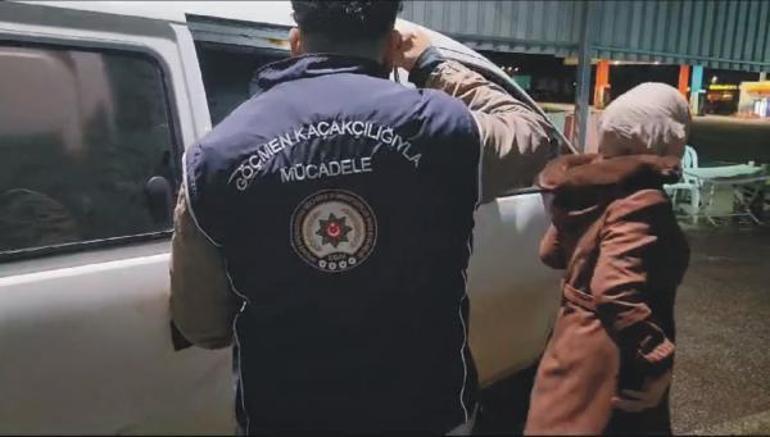 Osmaniye'de minibüsten 14 kaçak göçmen çıktı; sürücü ve 2 kişi tutuklandı