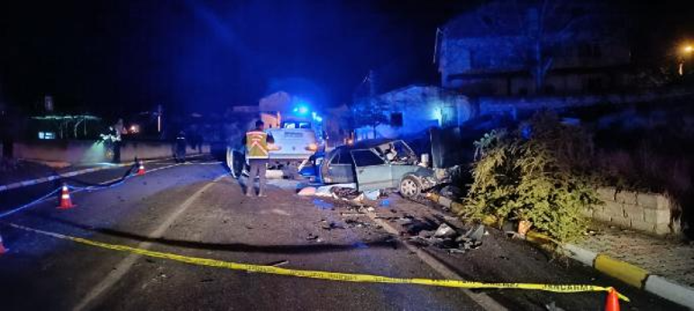 Nevşehir'de iki otomobil çarpıştı: 1 ölü, 3 yaralı