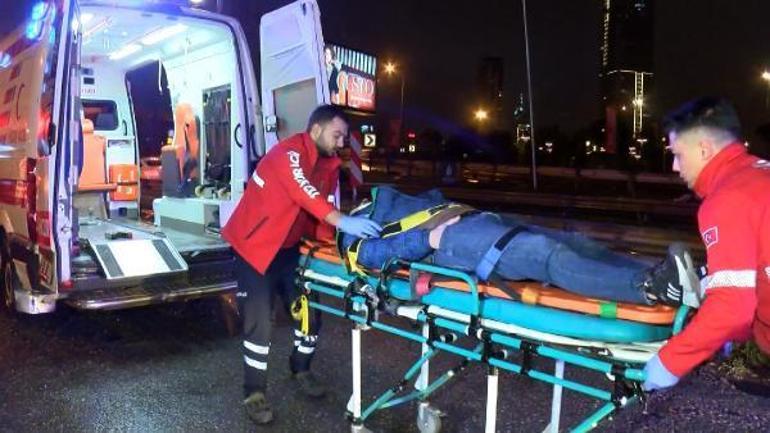 Ataşehir D-100'de zincirleme kaza; araçlara çarpan sürücü alkollü çıktı