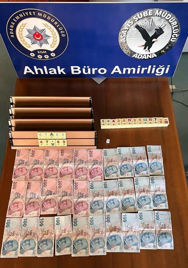 Adana'da kumar oynarken yakalananlara 3 milyon 337 bin TL ceza