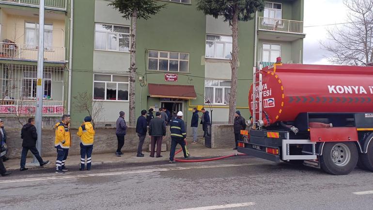 Konya'da, evde patlama: 1'i ağır, 4 yaralı