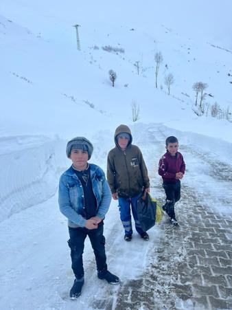 Bitlis'te 2 metreyi aşan karla mücadele
