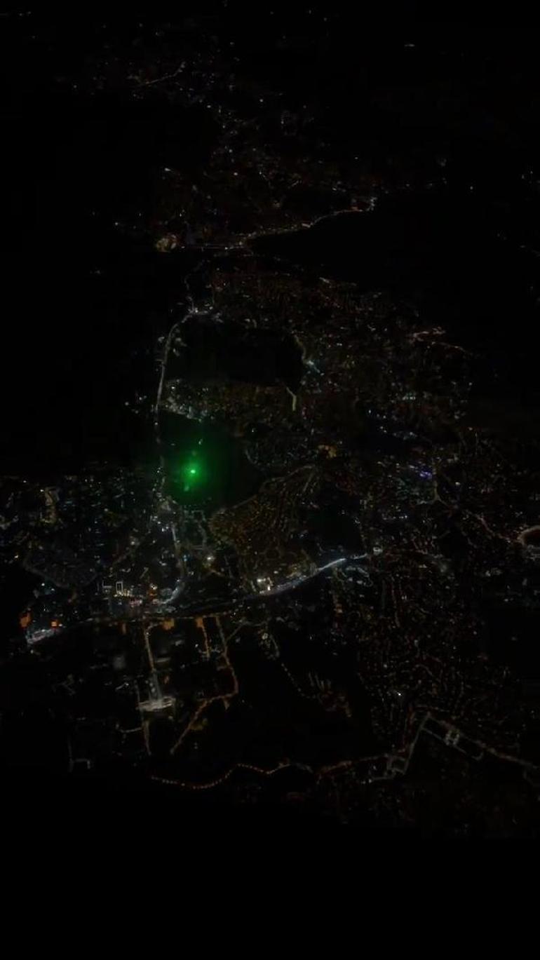 THY'nin İzmir-İstanbul yolcu uçağına lazer ışıklı taciz