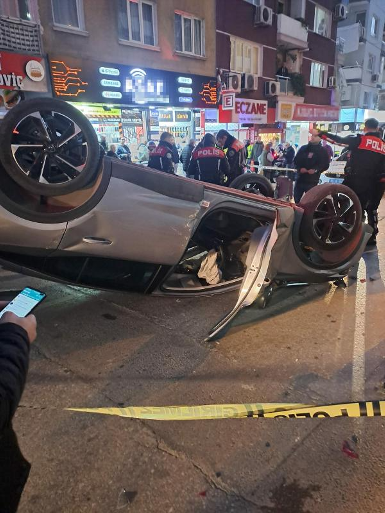 Bursa'da 3 aracın karıştığı zincirleme kaza: 3 yaralı