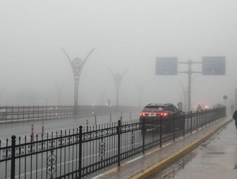 Mardin'de sis etkili oldu