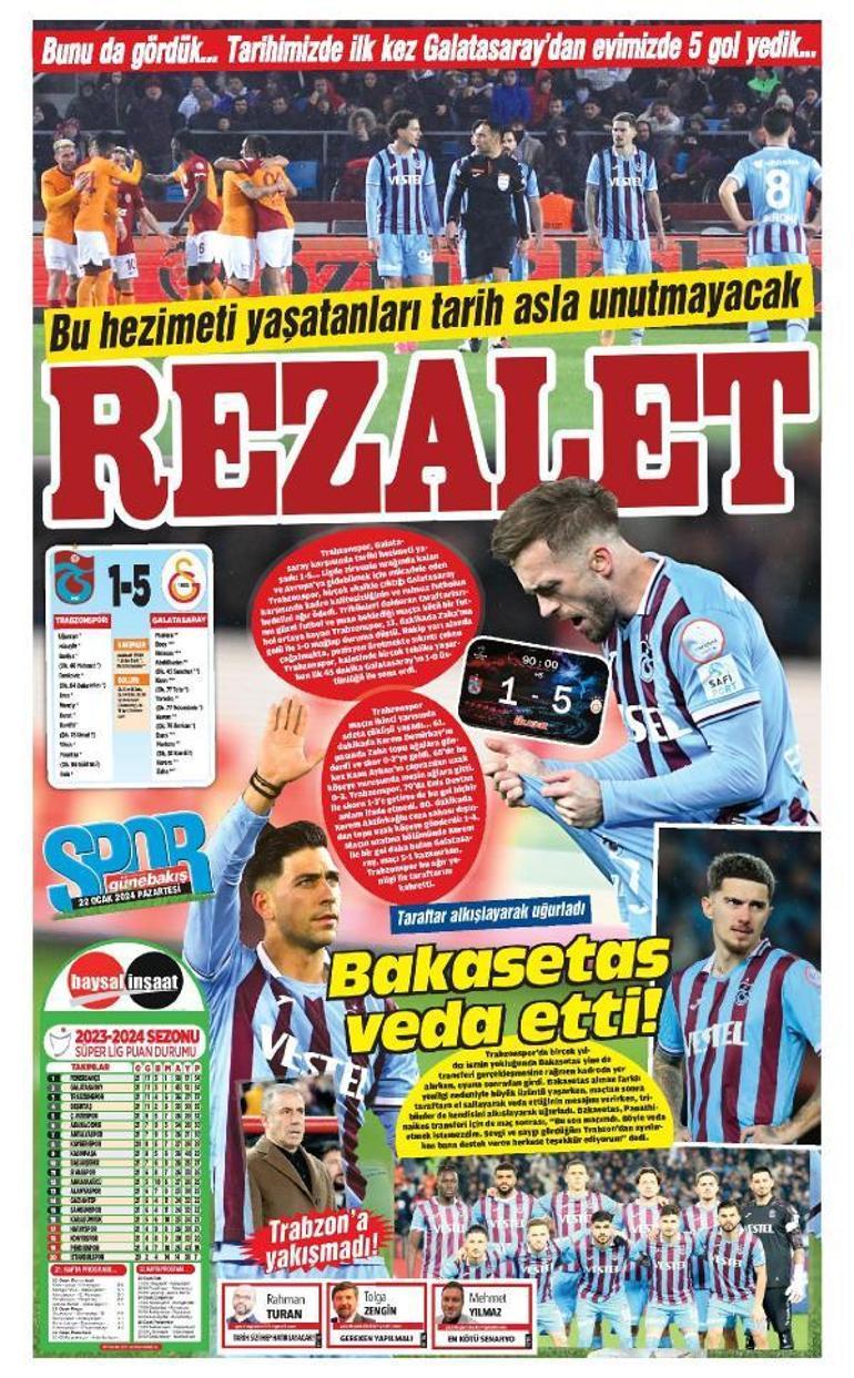 Trabzonspor’un Galatasaray karşısındaki mağlubiyeti ilkleri yaşattı