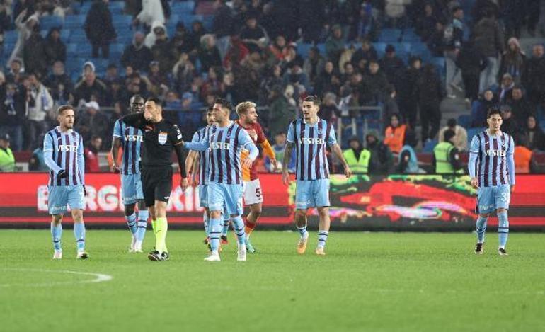 Trabzonspor’un Galatasaray karşısındaki mağlubiyeti ilkleri yaşattı