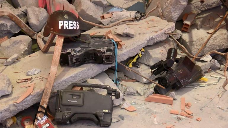 İletişim Başkanı Altun: Gazze'de 7 Ekim'den bu yana 120 gazeteci şehit oldu