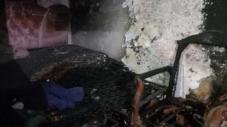 Diyarbakır’da sobadan çıkan kıvılcımla çıkan yangında 6 kişi dumandan etkilendi