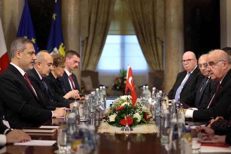 Bakan Fidan, Malta Cumhurbaşkanı Vella tarafından kabul edildi