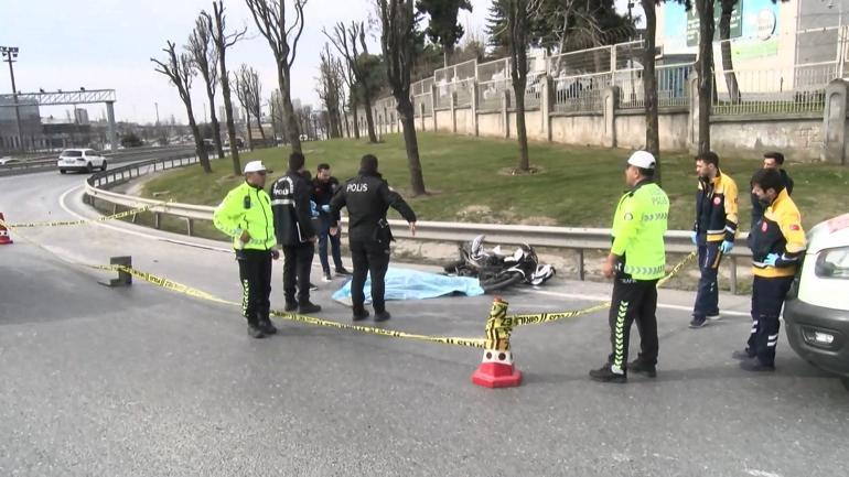 Başakşehir'de kamyonun altında kalan motosiklet sürücüsü öldü