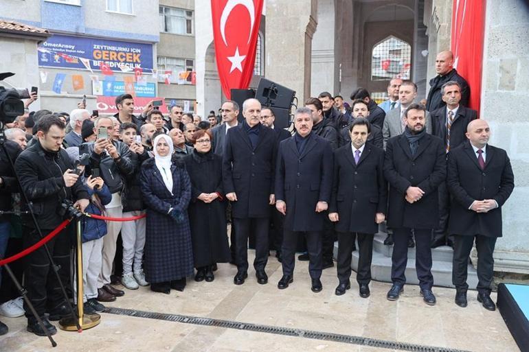 TBMM Başkanı Kurtulmuş, Zeytinburnu’nda Konyalı Camii’nin açılışında konuştu