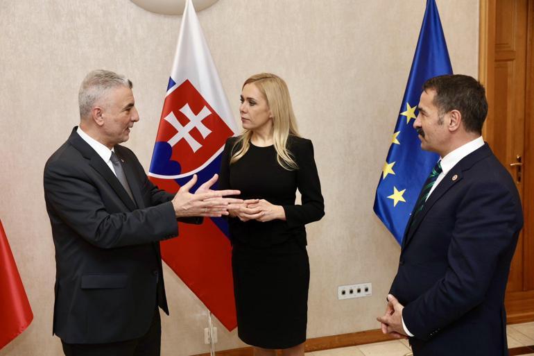 Bolat, Slovakya Başbakan Yardımcısı ve Ekonomi Bakanı Sakova ile görüştü