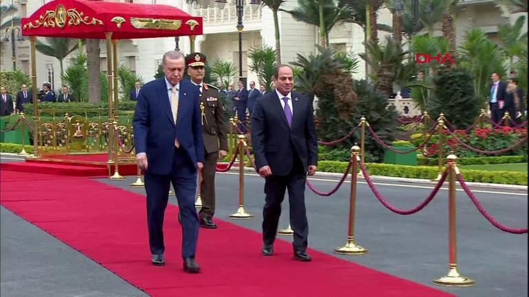 Cumhurbaşkanı Erdoğan, Mısır’da