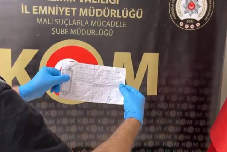İzmir'de 'tebligat' diye boş senet imzalatan şüpheliye gözaltı