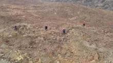 Maden sahasında toprak altında kalan 9 işçiyi arama çalışmalarında 3'üncü gün
