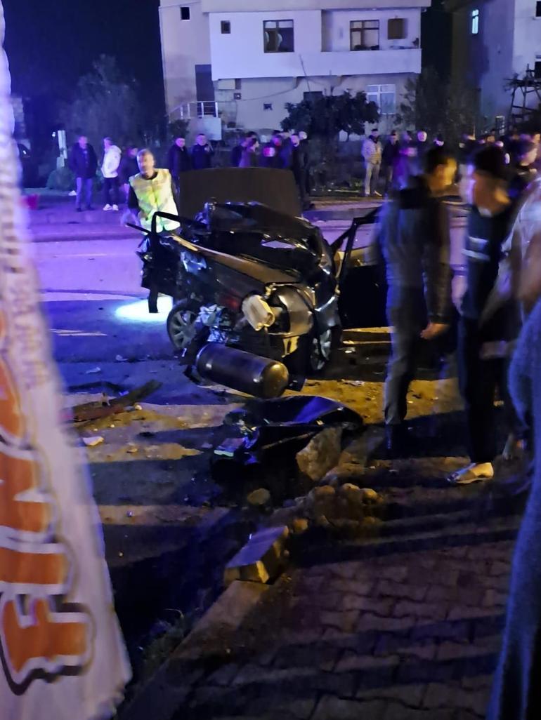 Trabzon'da Ahmet'in öldüğü, 5 kişinin yaralandığı kaza kamerada