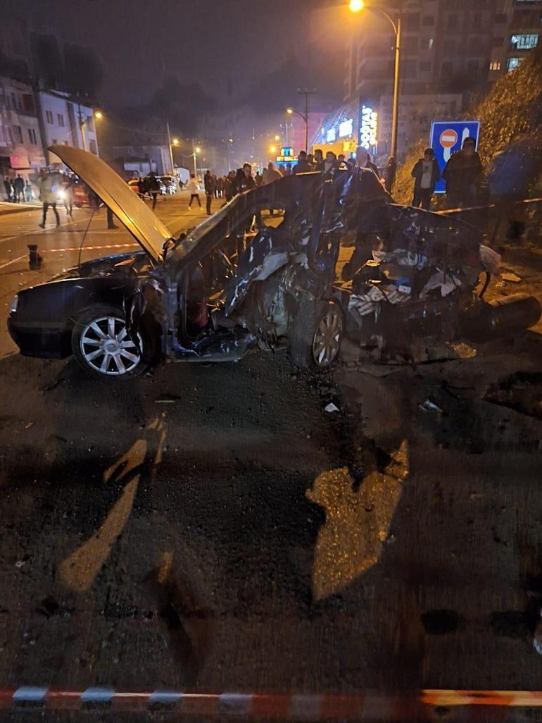 Trabzon'da Ahmet'in öldüğü, 5 kişinin yaralandığı kaza kamerada