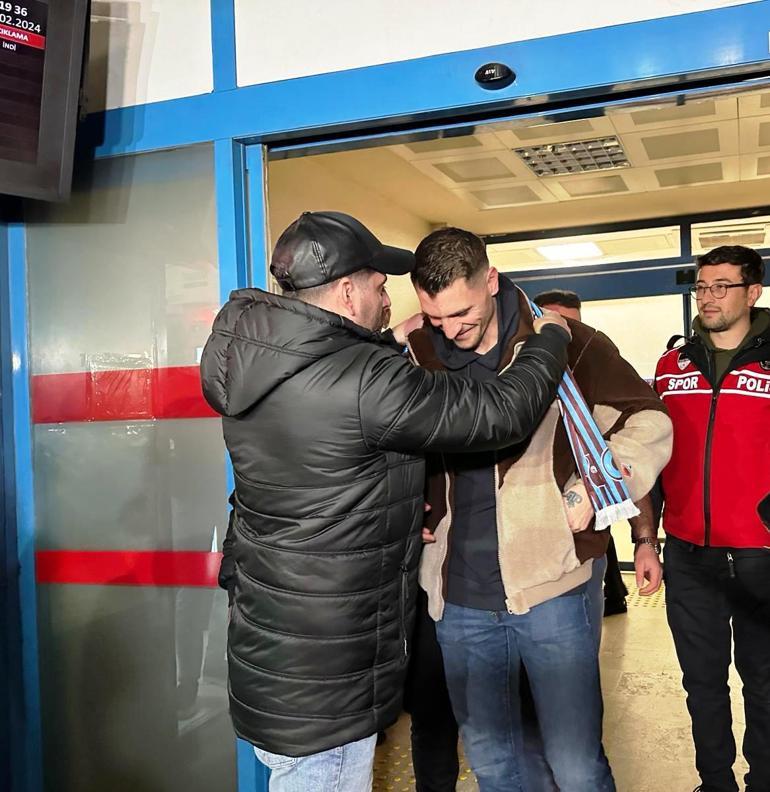 Trabzonspor'un yeni transferi Thomas Meunier Trabzon'da