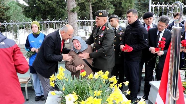 Samsun'da 18 Mart anması; şehit anneleri gözyaşı döktü