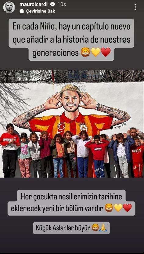 Galatasaraylı Icardi’den, Diyarbakır paylaşımı