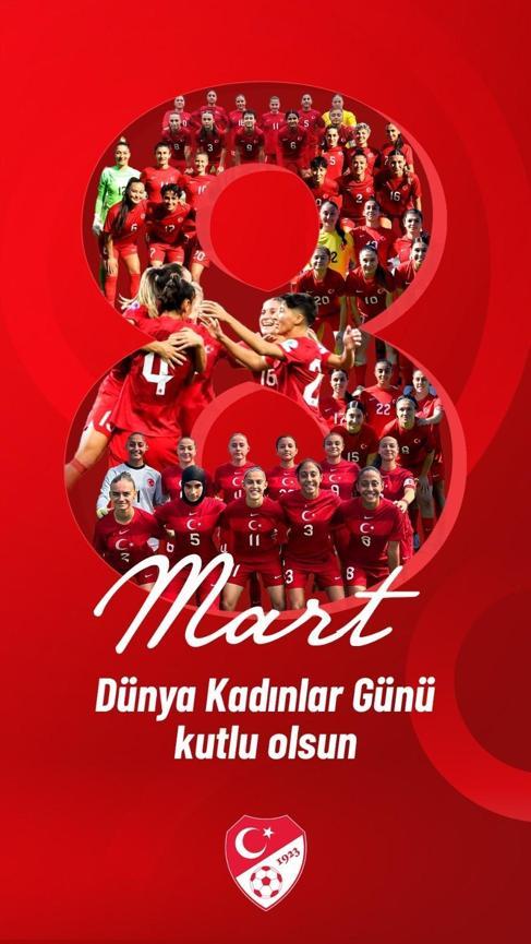 Spor camiasından 8 Mart Dünya Emekçi Kadınlar Günü mesajları