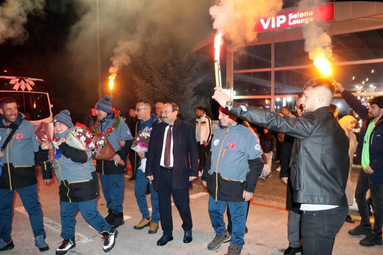 'Meleklere' Erzurum'da coşkulu karşılama