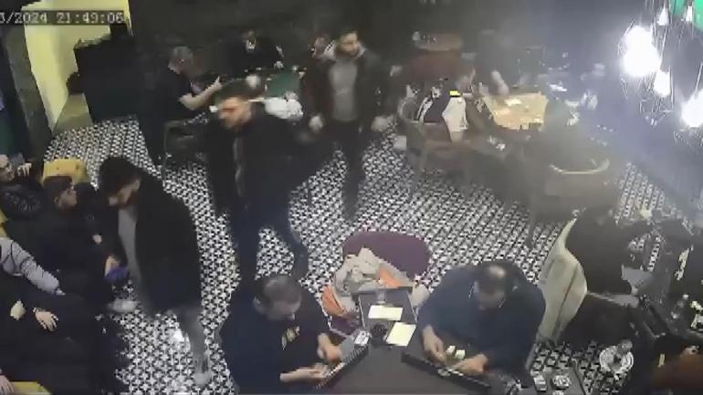 Sarıyer'de kafede bir kişinin öldüğü çatışmanın görüntüleri ortaya çıktı