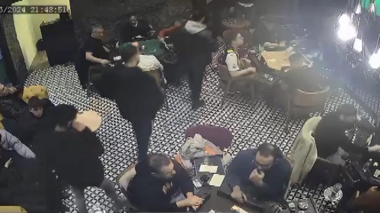 Sarıyer'de kafede bir kişinin öldüğü çatışmanın görüntüleri ortaya çıktı