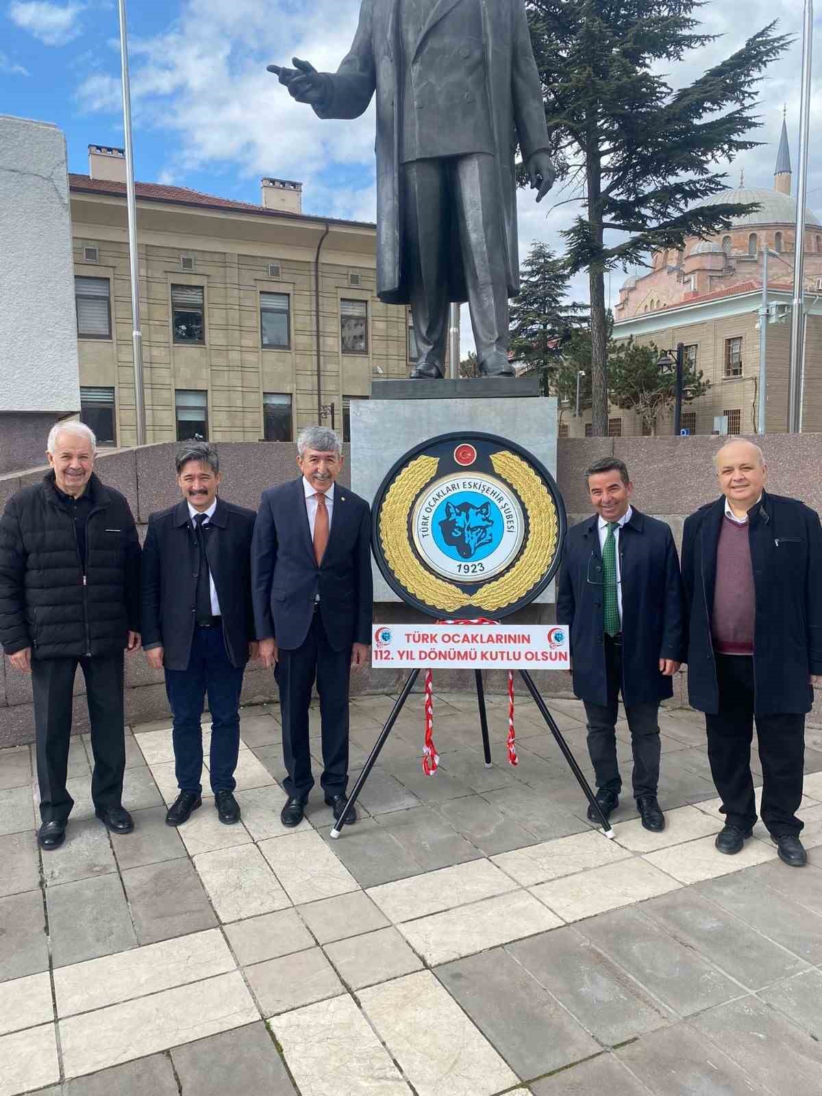 Türk Ocakları’nın 112’nci kuruluş yıldönümü için tören yapıldı