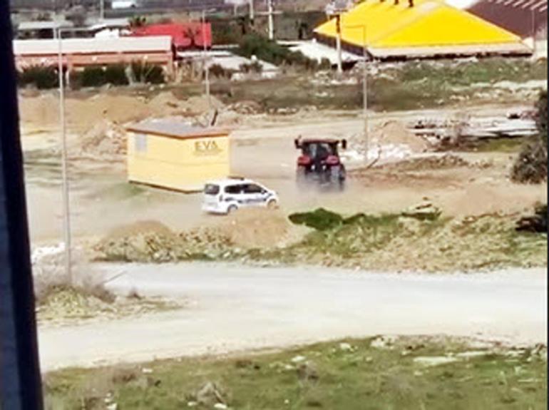 'Dur' ihtarına uymayan ehliyetsiz traktör sürücüsüne 44 bin lira ceza