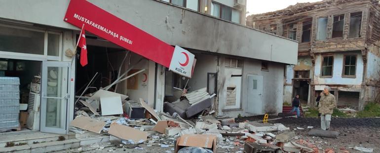 4 katlı otelin kazan dairesindeki patlama hasara yol açtı