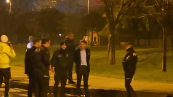 Maltepe'de, Demokrat Parti il başkanın da içinde bulunduğu cip kazaya karıştı