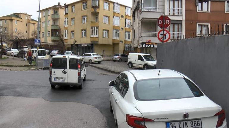Ataşehir'de dört yolda yaşanan kazalar kamerada
