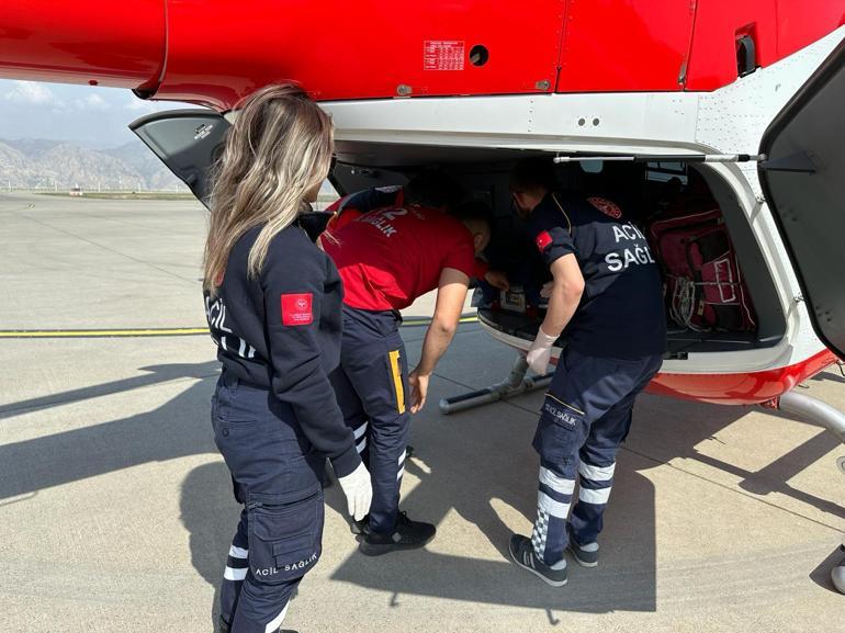 Ambulans helikopter kalp yetmezliği hastası için havalandı