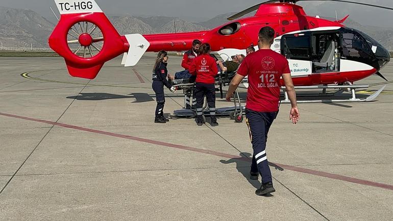 Ambulans helikopter kalp yetmezliği hastası için havalandı