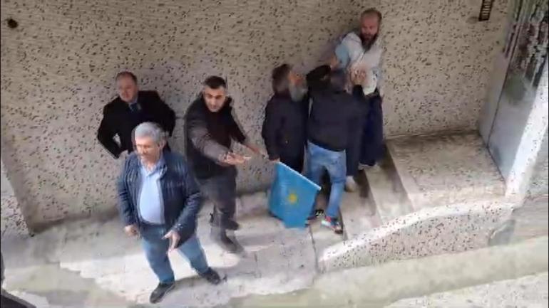 Kartal'da Akşener'in esnaf ziyareti sırasında arbede