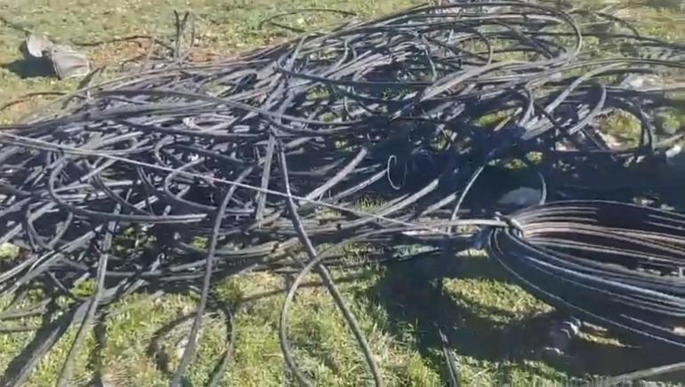 Diyarbakır’da 1 milyon liralık kablo hırsızlığında 1 gözaltı