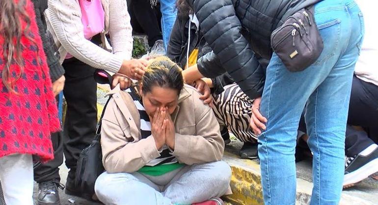 Sarıyer'de öldürülen taksicinin evinin önünde gözyaşı ve öfke
