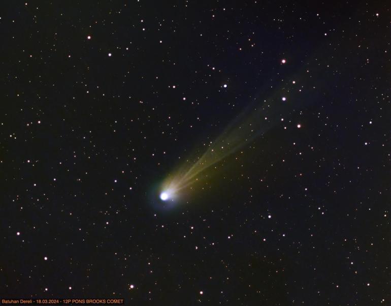 ODTÜ’lü astrofotoğrafçı, yörüngesini 71 yılda tamamlayan, 'Şeytan Kuyruklu Yıldızı'nı görüntüledi